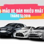 Top 10 Mẫu xe ô tô bán được nhiều nhất trong tháng 12/2018