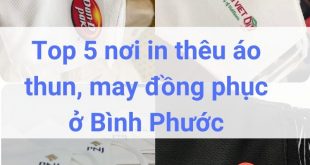 Địa chỉ may, in thêu đồng phục áo thun ở Bình Phước