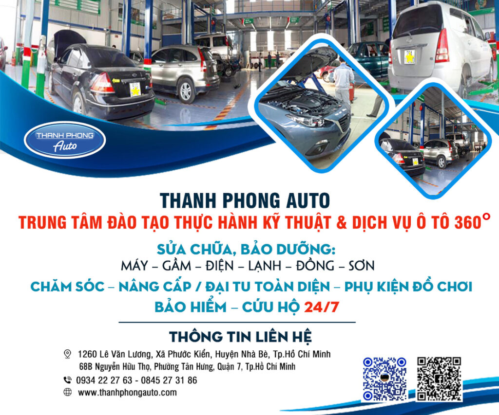 Thanh Phong Auto - Địa chỉ học nghề sửa chữa ô tô uy tín tại HCM