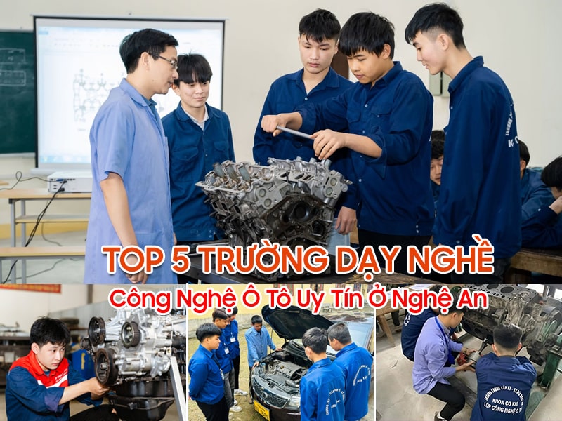 học nghề công nghệ ô tô tại Nghệ An