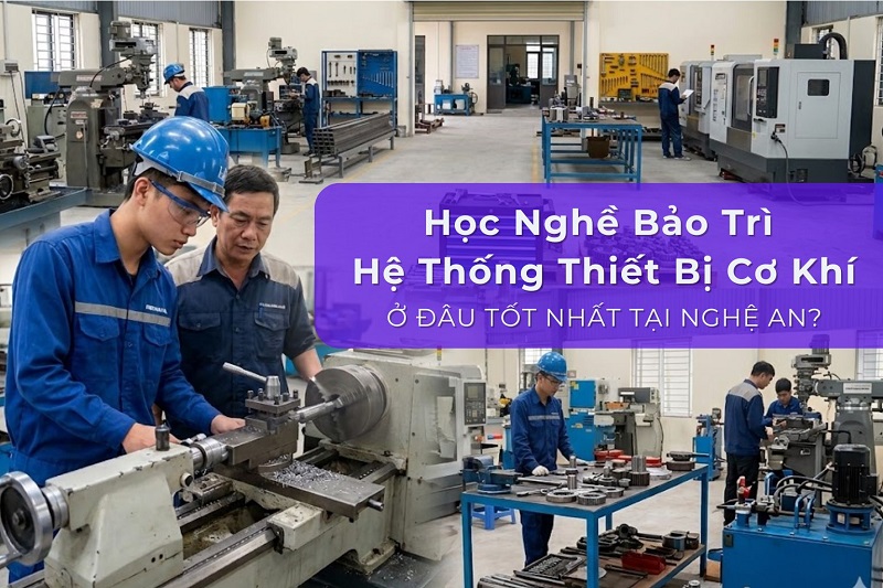 học nghề bảo trì hệ thống thiết bị cơ khí
